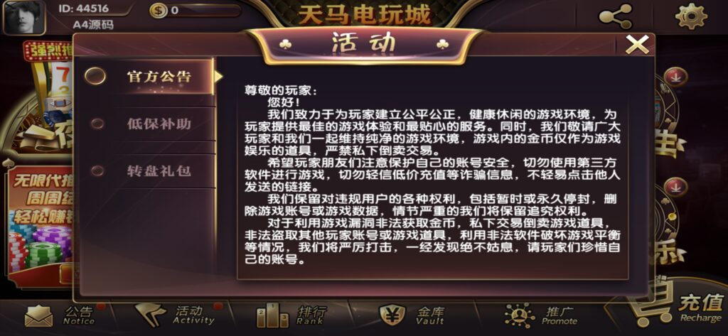 图片[9]-【组件+授权工具】最新一夜暴富天马电玩城完美服务器打包版本+完整数据+游戏众多-源码交易网